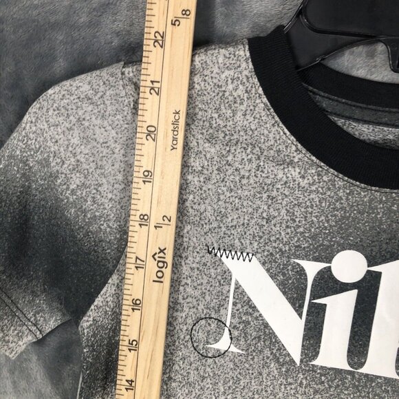 Nike Boy’s T Shirt Black & Gray Short Sleeve Size X Small - Picture 4 of 8